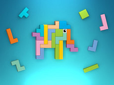 Block Square Puzzle: Tangram